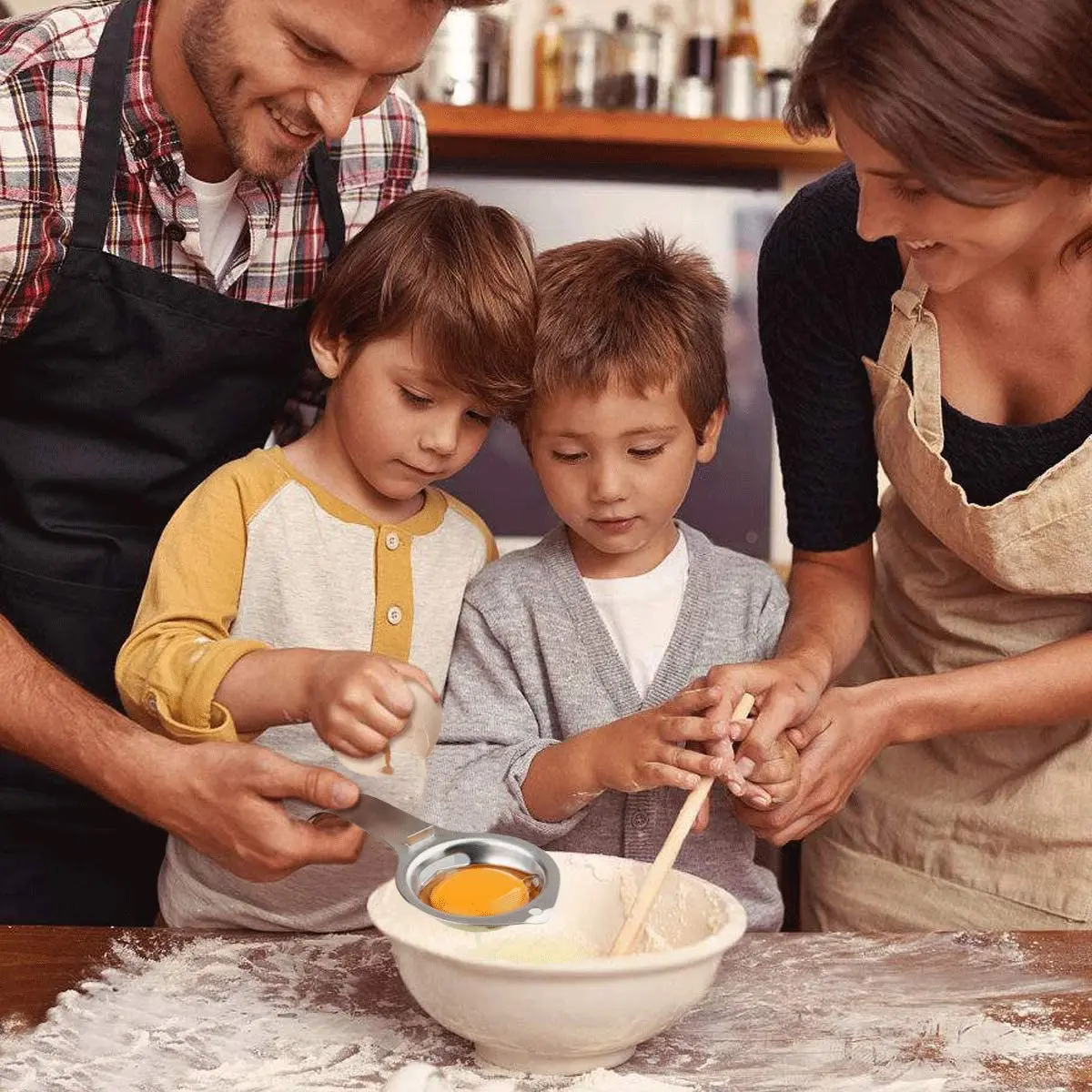 

Egg Separator Egg Yolk White Filter Food Grade Egg Divider Stainless Steel Egg Sieve Kitchen Gadget Cooking/Baker Tool Wholesale