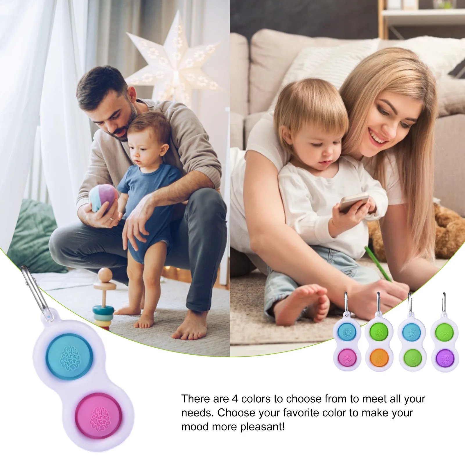 

Fidget Simple Dimple Toy Fat Brain Toys Stress Relief Hand Toys For Kids Adults Early Educational Montessori Fidget Toys For Kid