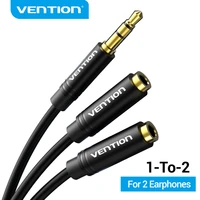 vention audio splitter jack 3 5 cable male to female double jack for laptop speaker headphone splitter aux cable 3 5 jack cable