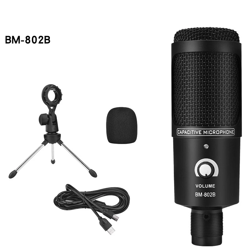 

USB Microphone Kit Professional Condenser Microphones For PC Computer Laptop Recording Studio Singing Gaming Streaming Mikrofon