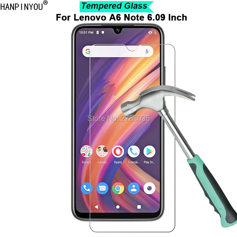 Закаленное стекло для Lenovo A6 Note 6 09 ультратонкое защитное 9H 2.5D защита