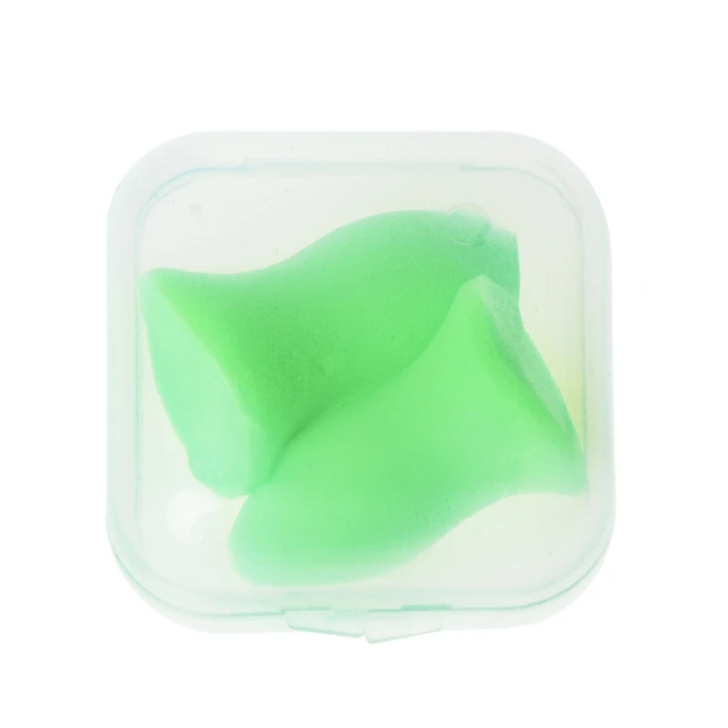 1 пара мягкие беруши из пены конические для защиты от шума во время путешествий |