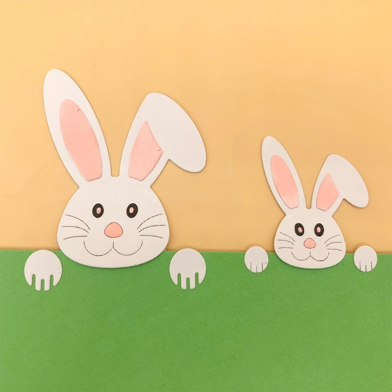 

Easter Bunny Metal Cutting Dies Stencil Scrapbooking DIY Album Stamp Paper Card Embossing Decoration Craft 28GF