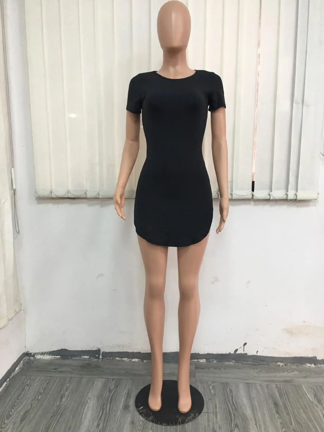 

Summer 2020 sexy buttock tight mini dress women's casual slim black and white nightclub dress