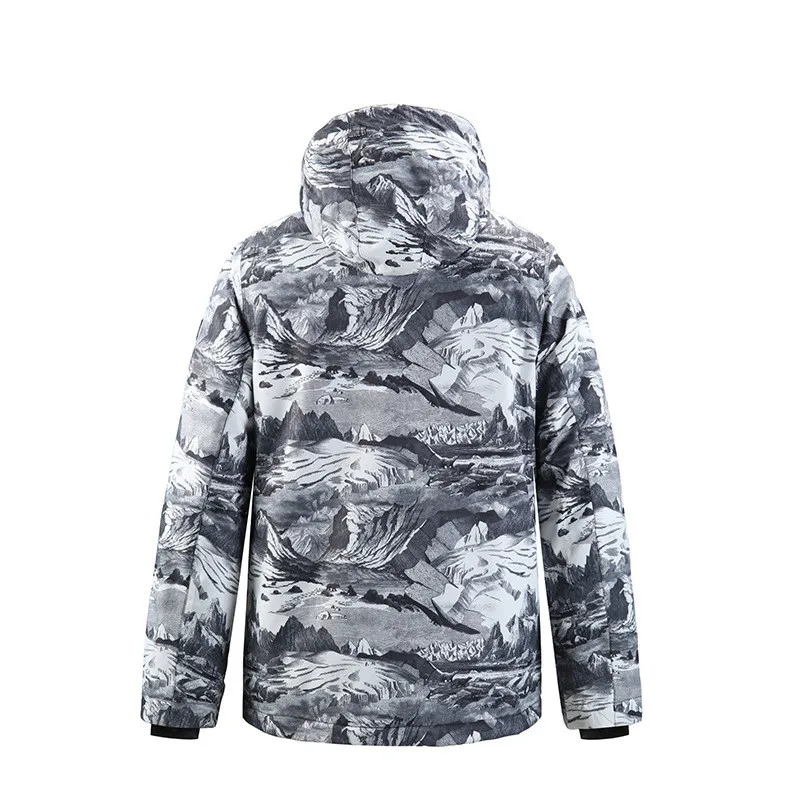 Зимняя Новинка Anorak Мужская ветрозащитная теплая дышащая с хлопковой подкладкой