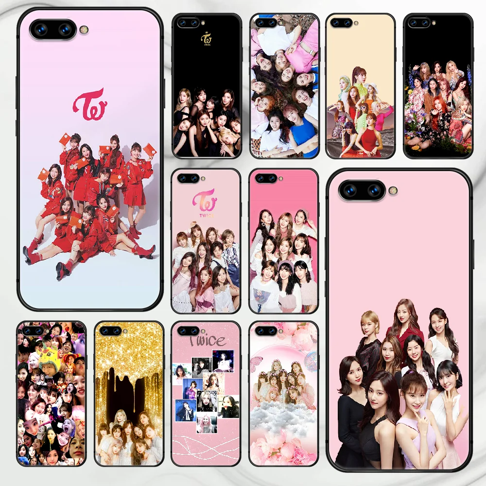 

TWICE kpop Phone Case Cover Hull For HUAWEI honor 7a 8 8s 8a 8x 9 9x 10 20 i Lite Pro black Prime Soft Cell Pretty Funda Trend