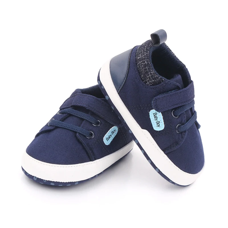 

Canvas Infant Baby Girls Boys Toddler Shoes Causal Anti-slip Soft Sole Crib Newborn Moccasins Prewalker Non-slip Sneakers 0-18M