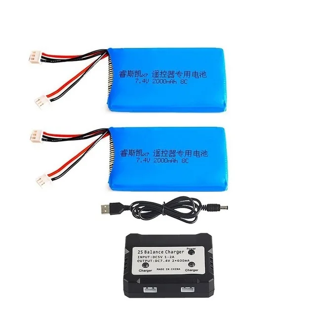 X7 передатчик пульт дистанционного управления запасная часть 7 4 в 2000 мАч 2S 8C