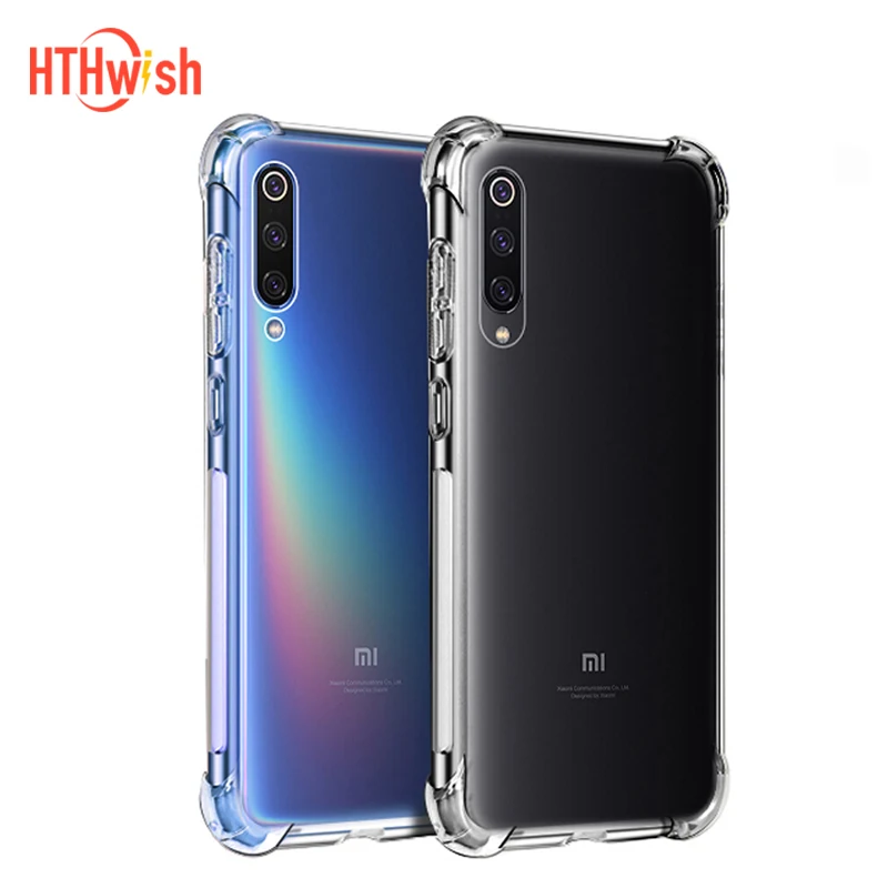 Силиконовый чехол для телефона Redmi Note 7 pro 8 4x5 6 S2 прозрачный Xiaomi Mi 9 8se se 8lite задняя