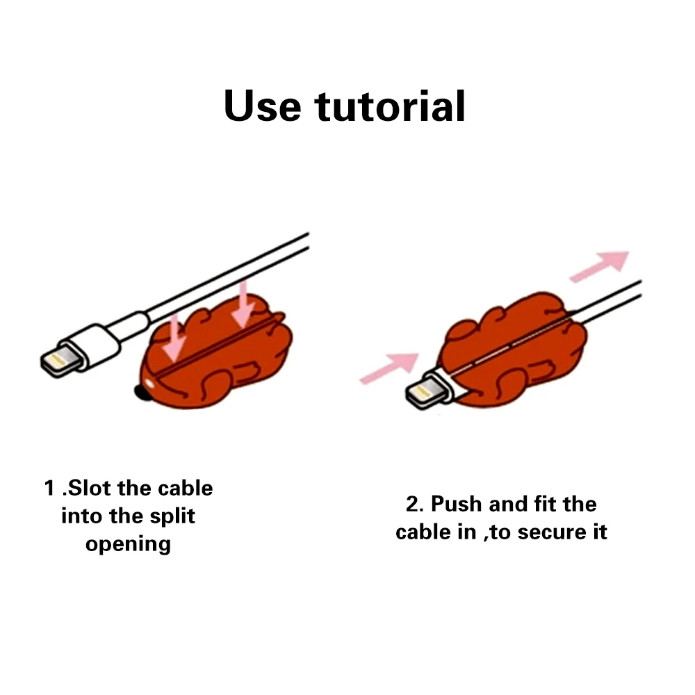 Защитная линия для укуса кабеля аниме Iphone аксессуары милый мультяшный защитный