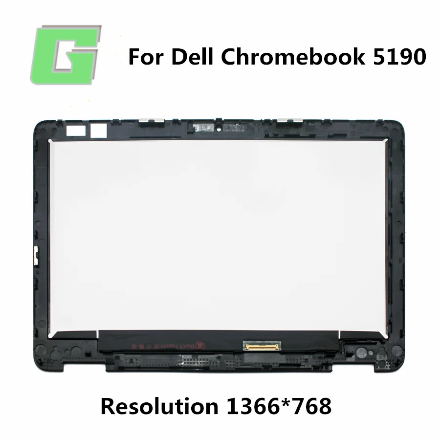 Сенсорный ЖК-дисплей 11 6 дюйма в сборе для Dell Chromebook 5000 5190 экран с рамкой WXGA