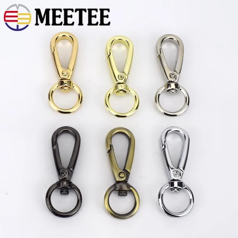Металлический поворотный триггер Meetee 5/10/30 шт. застежка-карабин застежки-карабины