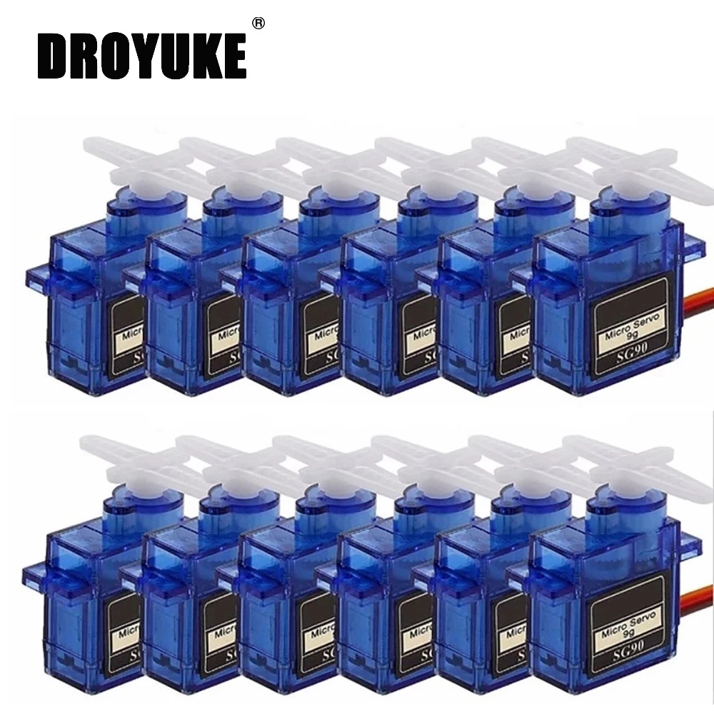 droyuke sg90 9g мини микро сервопривод mg90s