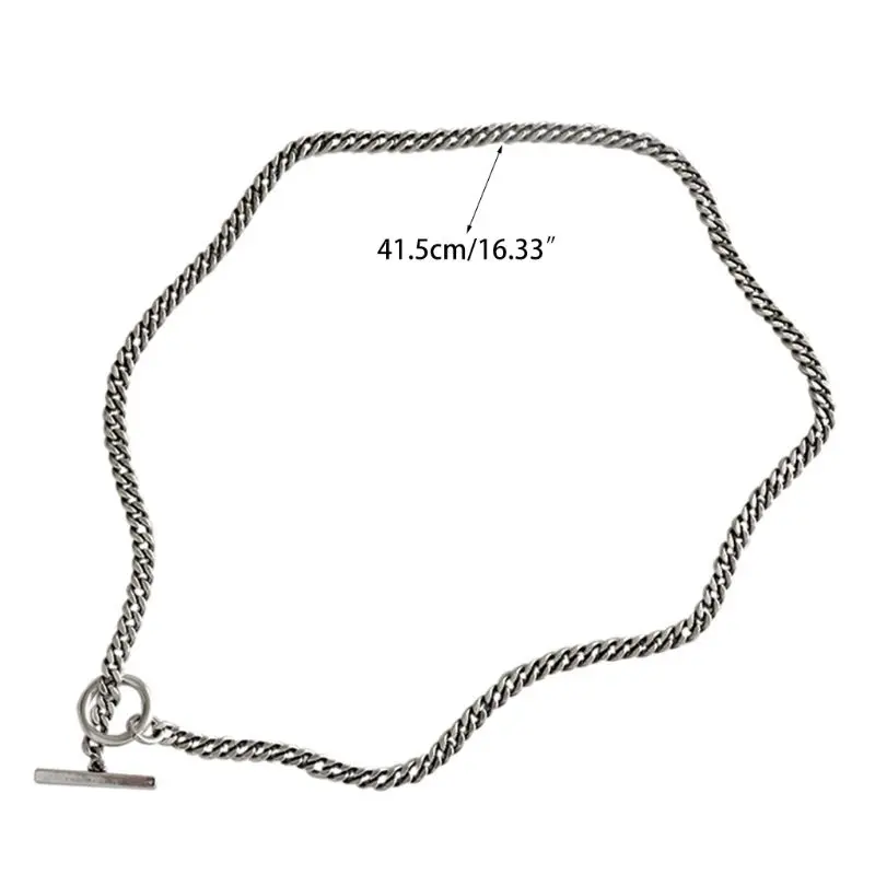 

925 Sterling Silver Fashion Choker Pendant Necklace For Women Party FINE Jewelry Birthday Gift