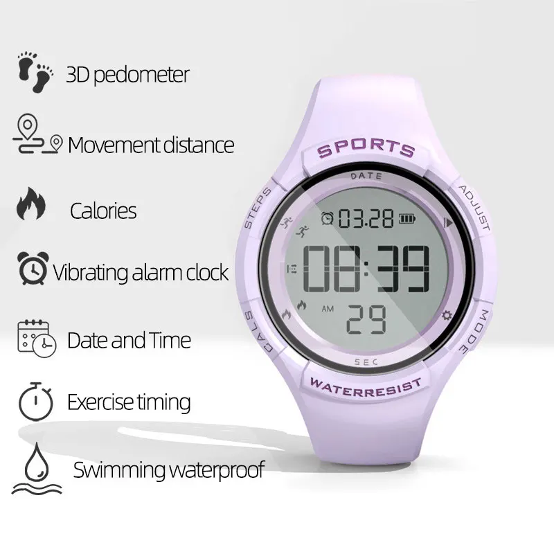 

Silicone Strap Student Smart Watch Women Men Sport Watches Electronic Ladies Watch Electronics Clock Female Smartwatch 2021 Gift