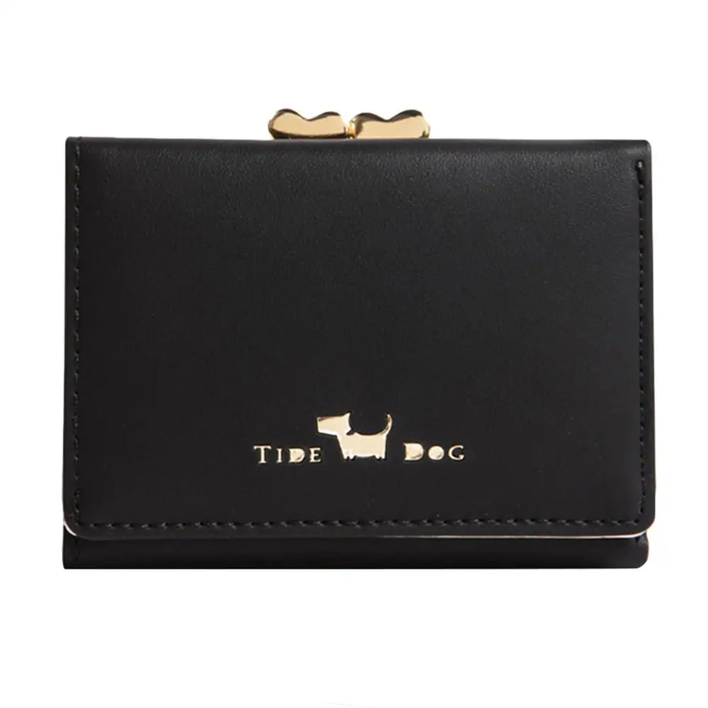 Новинка кошелек для монет несколько зажимов карт короткий женский клатч твердый