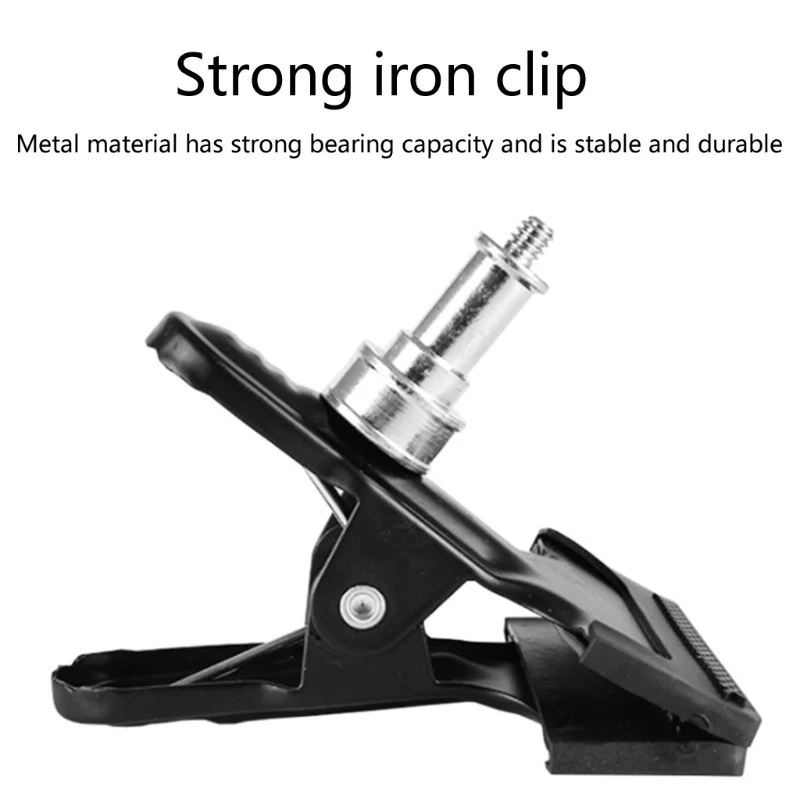 

2x Backdrop Clamps and Background Clip Heavy Duty Clips for Photography Video Backdrop Support Stand 27RA