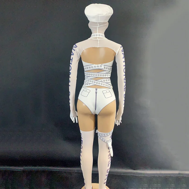 Новый наряд на день рождения для женщин и мужчин белый бандажный комбинезон