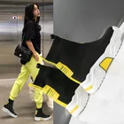 Ботинки martin; Новинка 2020 года; Женская обувь в старом стиле; женские ботинки на толстой платформе; женская обувь, увеличивающая рост на 8 см; повседневные ботинки; носки