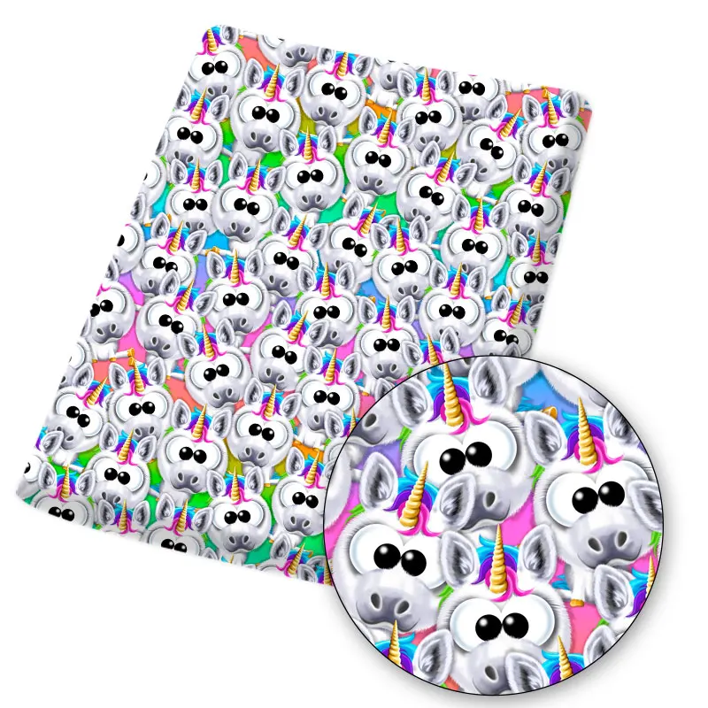 

Cartoon cute Animal Polyester Cotton Fabric Patchwork For Tissue Sewing Doll Quilting Fabrics Needlework Material Home Textile