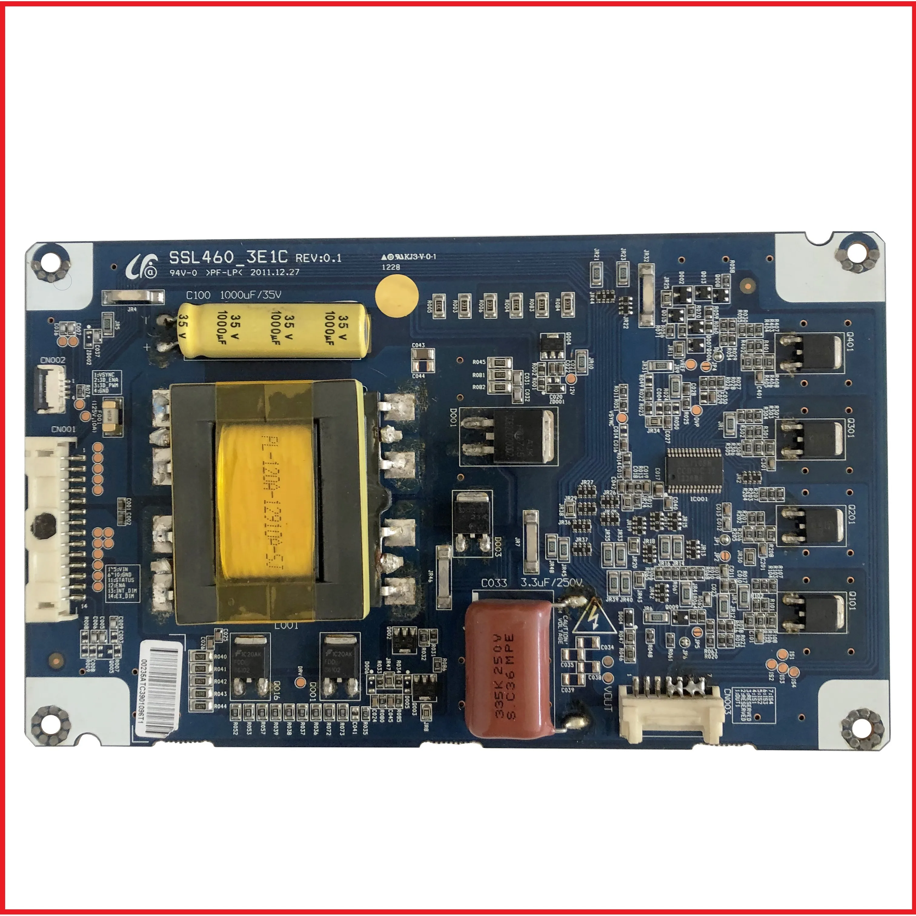 

inverter SSL460-3E1C SSL460_3E1C REV:0.1 for LCD TV L46E5000 L46V7300A LE46A700K