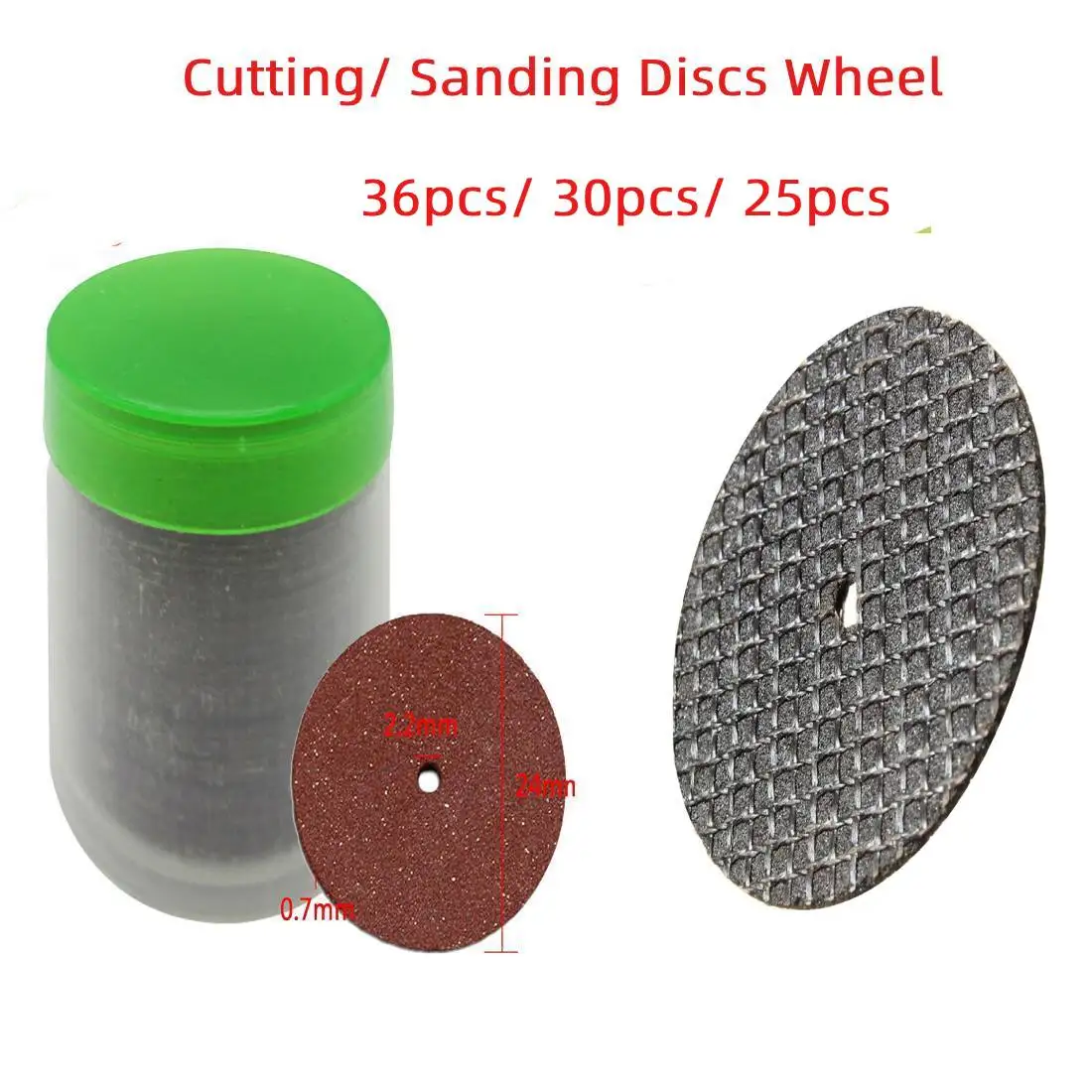 

Cutting Disc Circular Saw Blade Grinding Wheel For Dremel Rotary Tool Abrasive Sanding Disc Tool 36pcs/30pcs/25pcs Rotary Blade