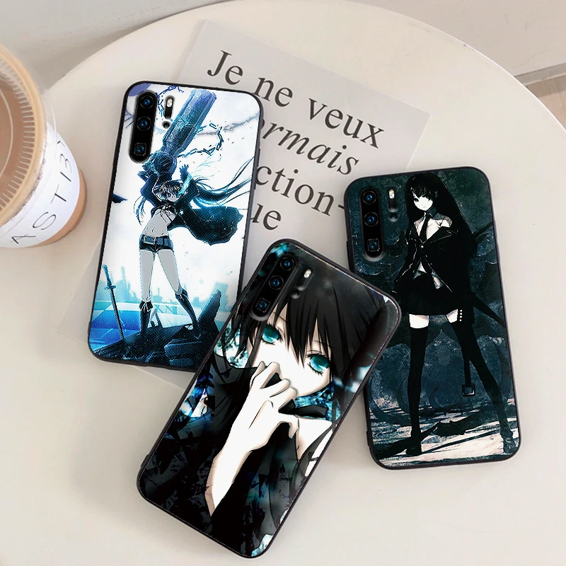 Мягкий чехол из ТПУ для huawei P8 P9 Mini P10 P20 2019 P30 LITE аниме black rock shooter sexy girl Для P Smart Z 2018