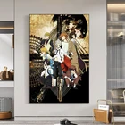 Постер бродячих собак популярный классический японский аниме домашний декор холст постер картина Печать Настенный декор