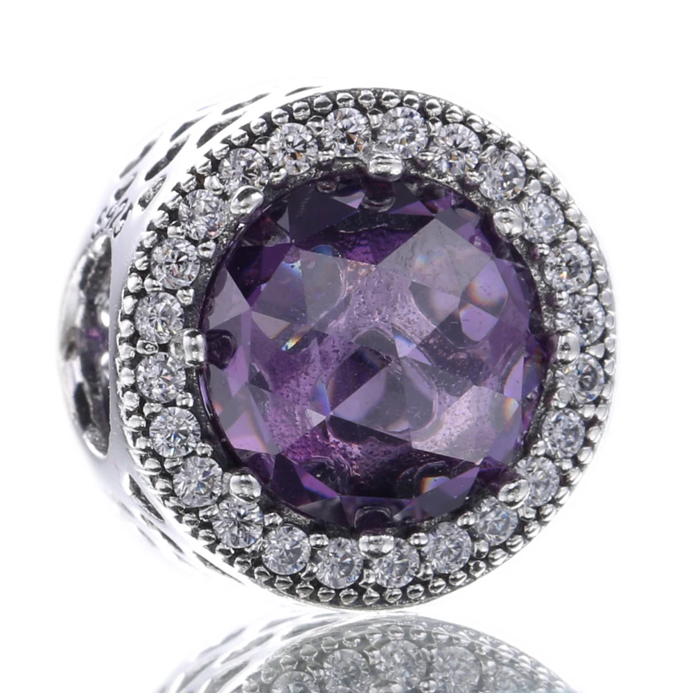 Moonmory Сияющие шармы в виде сердец бусины подходят для фирменного браслета змеи