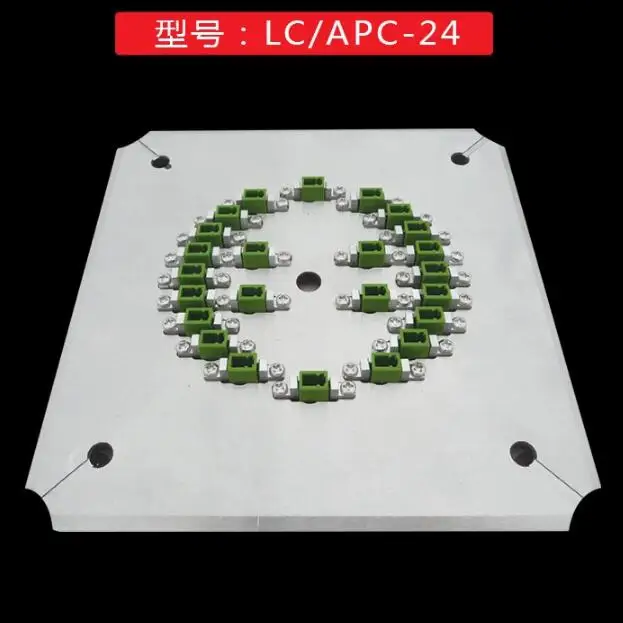 Four corner pressurized PC1.25 1.0 bare ferrule non-standard ferrule fiber grinder grinding disc polisher fixture LC/APC-24