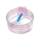 Прозрачная двусторонняя Метрическая прямая Линейка, длина 55 см