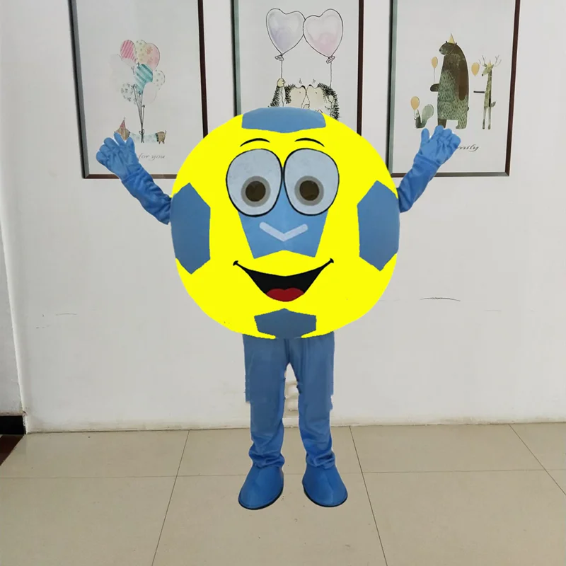 Реклама Футбол талисман костюм Косплей Вечеринка платье наряд для