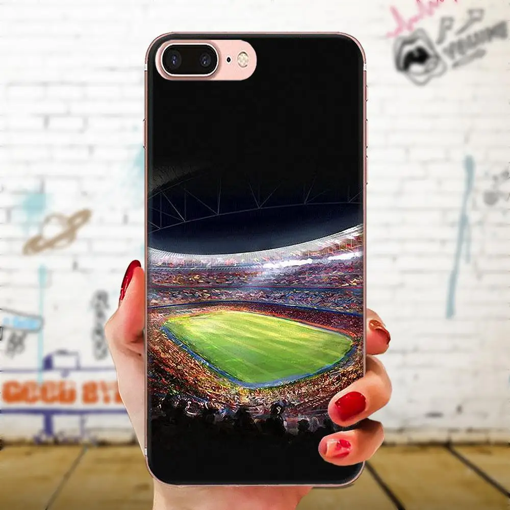 as picture Футбол стадион ТПУ Модный чехол для Galaxy Alpha Note 10 Pro A10 A20 A20E A30 A40 A50 A60 A70 A80 A90 M10 M20 M30 M40 - Цвет: as picture