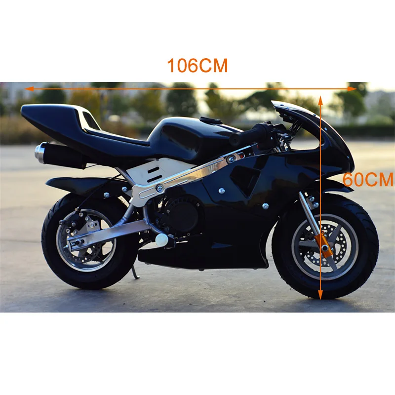 KAWOSEN 2 тактный пусковой механизм 49CC мини карманный мотоцикл 120 кг нагрузка на