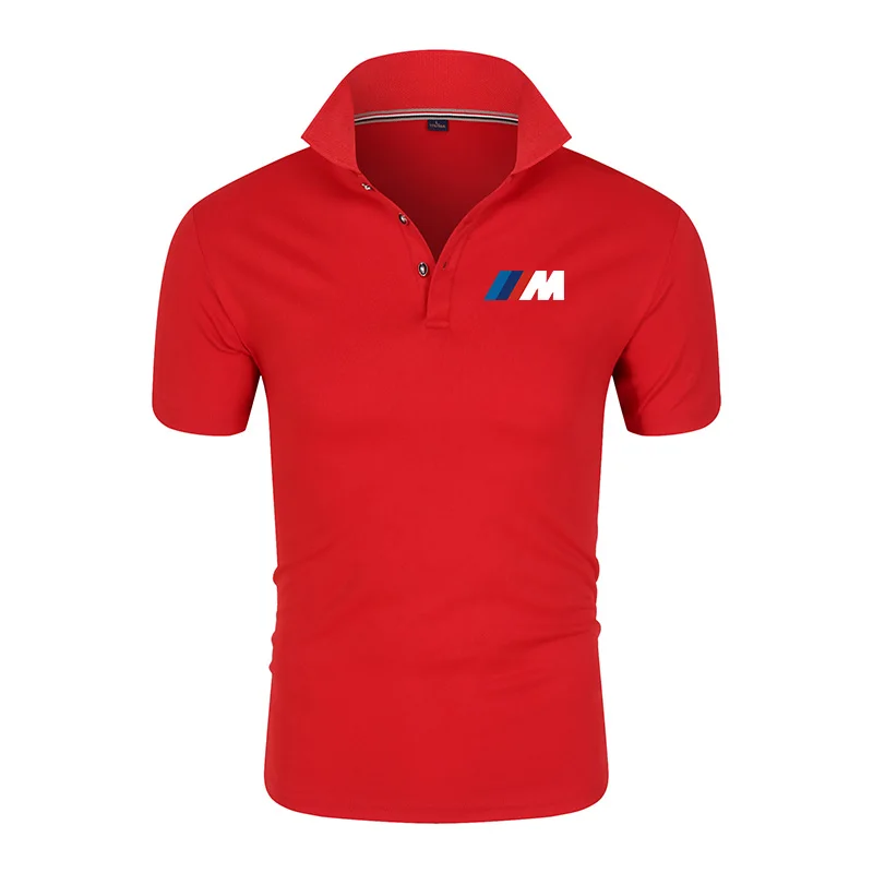 

Men's Brand BMW Polo Shirts Casual Short Sleeve Polo Shirt Male Fashion Business Men Clothing Summer Polo Shirts Homme Tops Tee