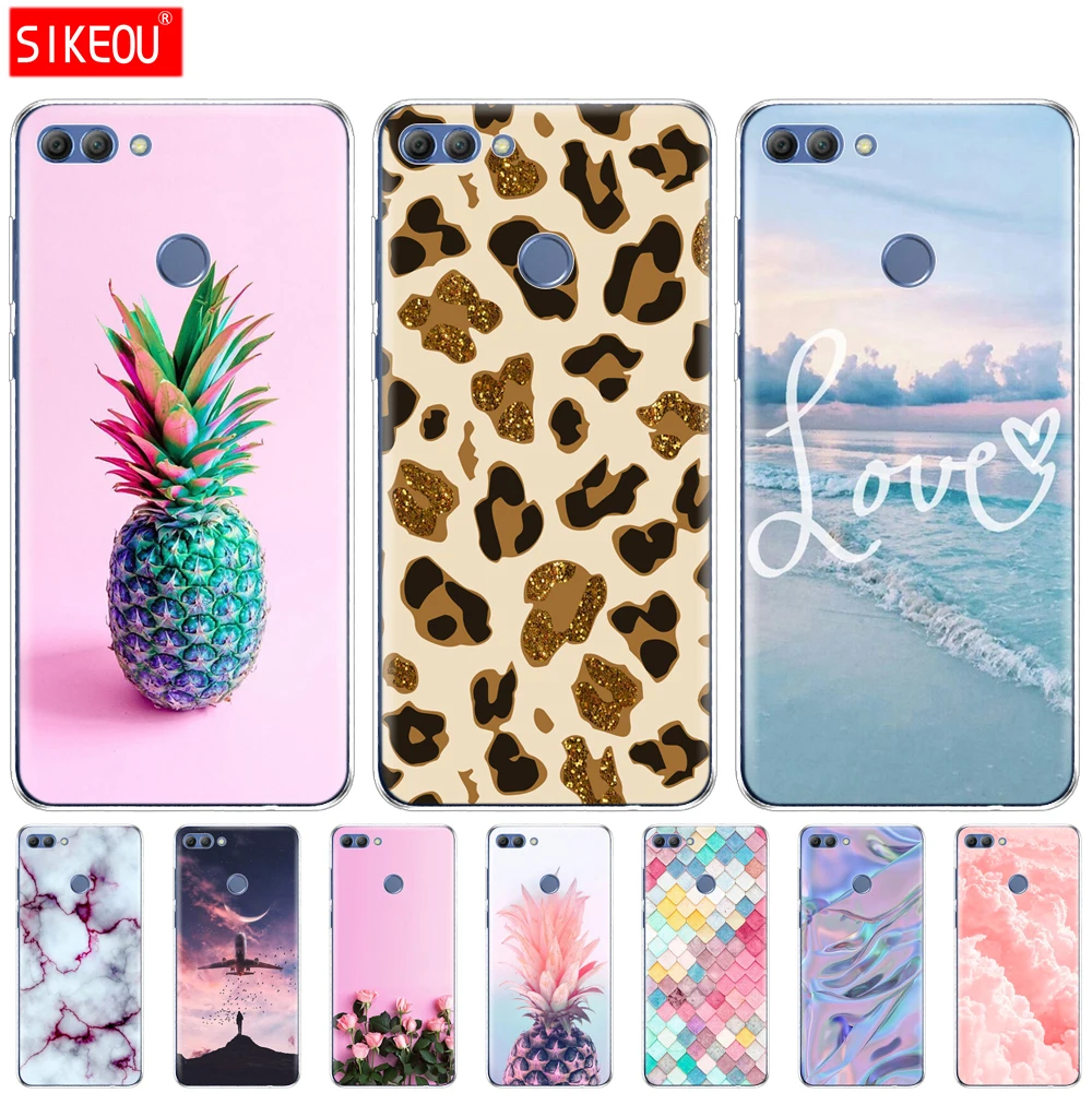 Чехол для Huawei P Smart 2018 Enjoy 7S Мягкий силиконовый чехол из ТПУ Cover 360 полный защитный с