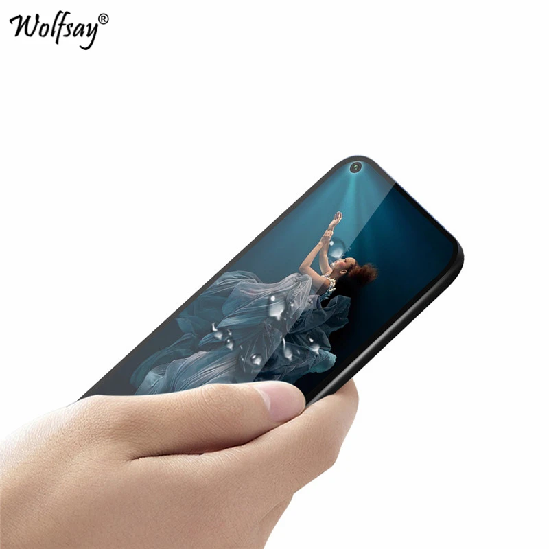 Защитное стекло с полным клеем для Huawei Nova 5T защитное закаленное пленка телефона |
