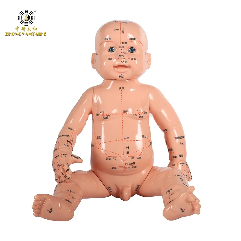 Детская Массажная модель с Acupoint Baybye уход обучающая модель|Иглоукалывание| |