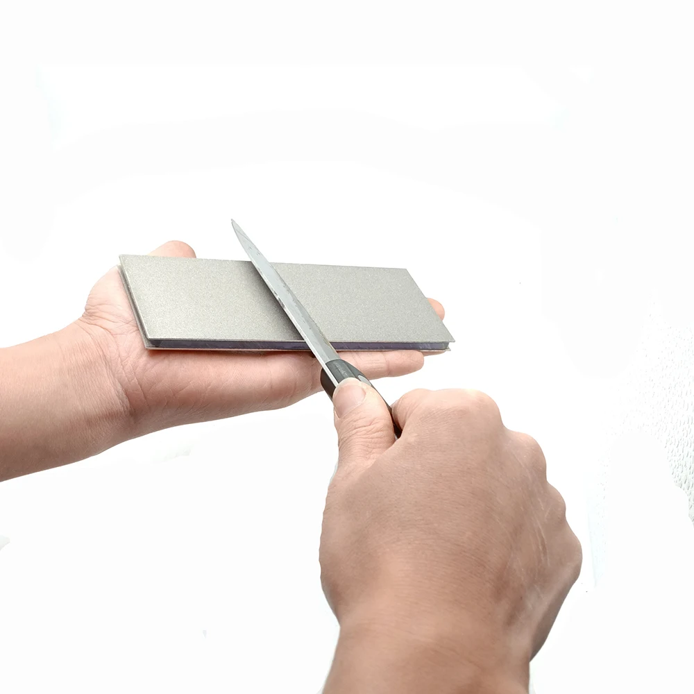 Алмазный точильный камень двухсторонний брусок 6 дюймов для заточки ножей