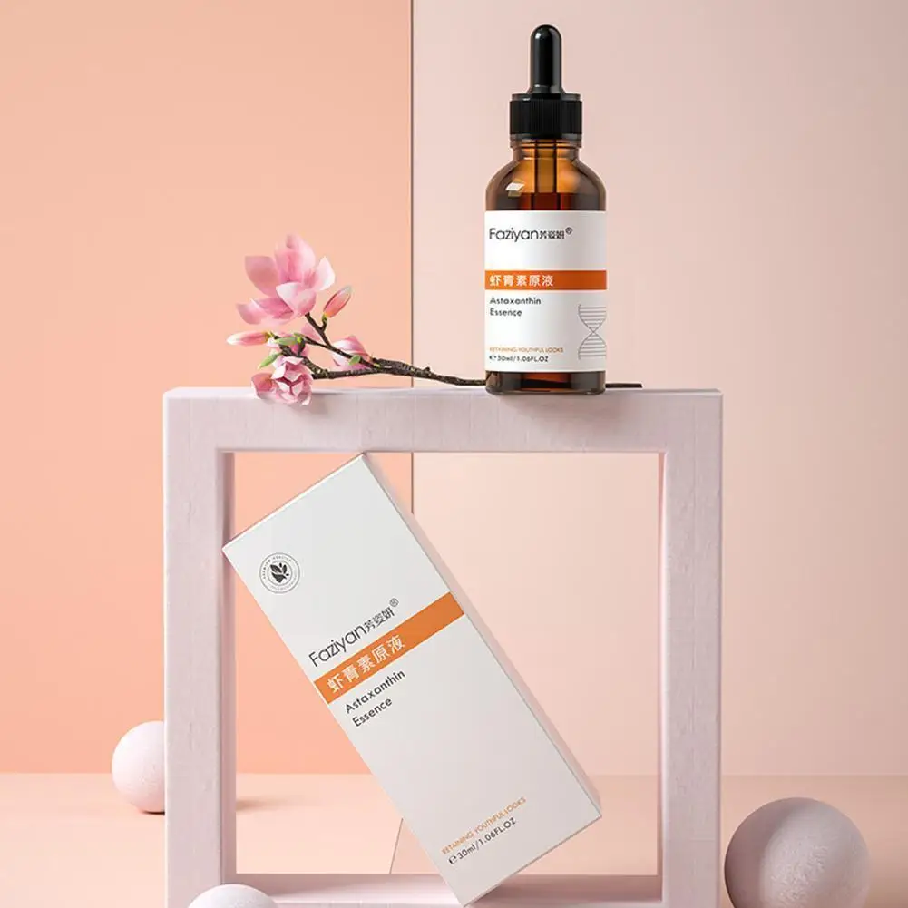 

1pcs Anti-aging Lifting Tightening Pore Astaxanthin Moisturizing Stock Whitening Acid 30ml Essence Hyaluronic B0m1