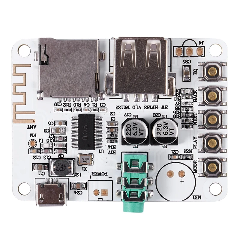 Bluetooth аудио приемник Цифровой усилитель плата с Usb портом Tf карта | Электроника