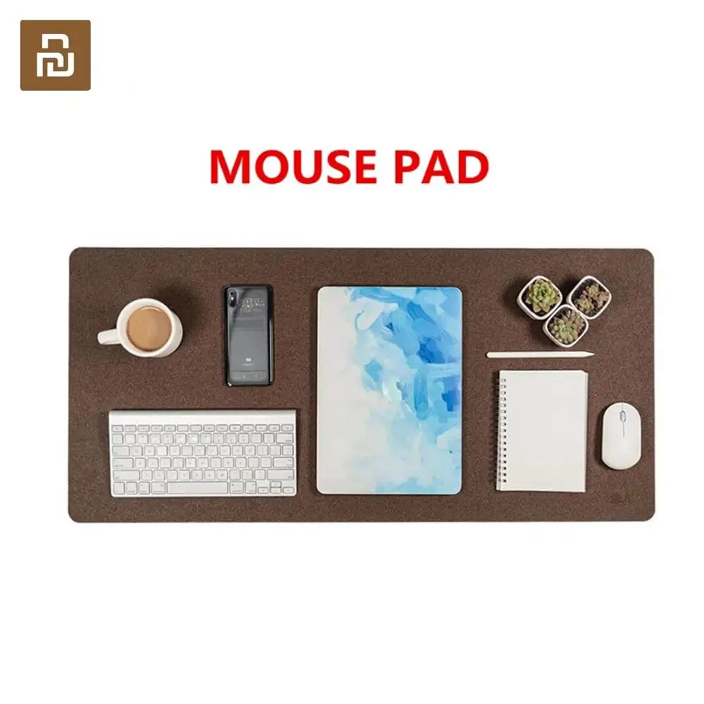 Новый Xiaomi большой толстый коврик для мыши компьютер водонепроницаемый