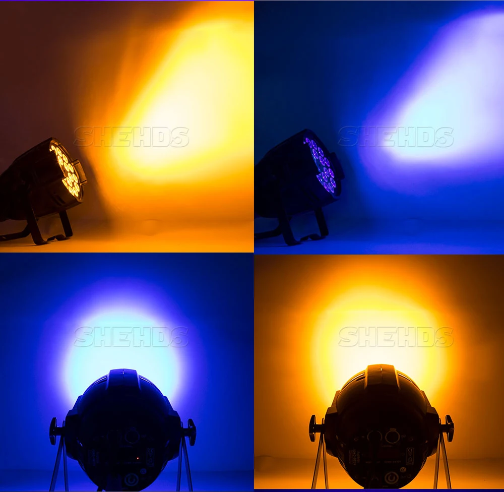 Светодиодный прожектор SHDHDS из алюминиевого сплава 18x18 Вт RGBWA + UV 6 в 1 /18x12 RGBW 4