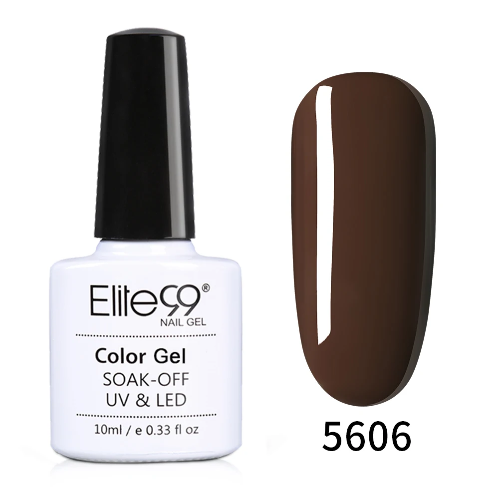 NYG5606 Elite99 10ml Avocado Gel Nail Polish Vernis Semi Permanant UV Nail Gel Primer Soak Off Nail Art Gel Varnish Gelpolish Manicure - Цвет: NYG5606