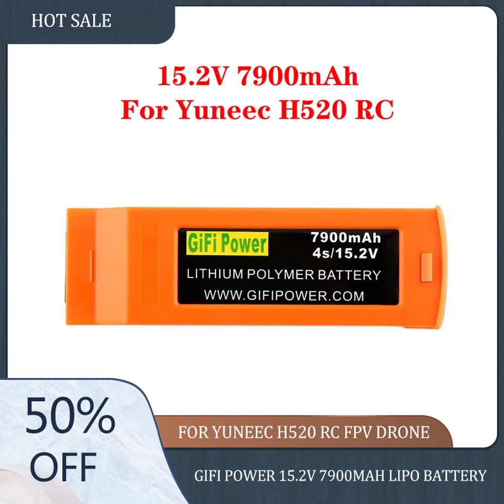 

Батарейка Li-Po на 15,2 в, 7900 мАч для дрона Yuneec H520 RC FPV