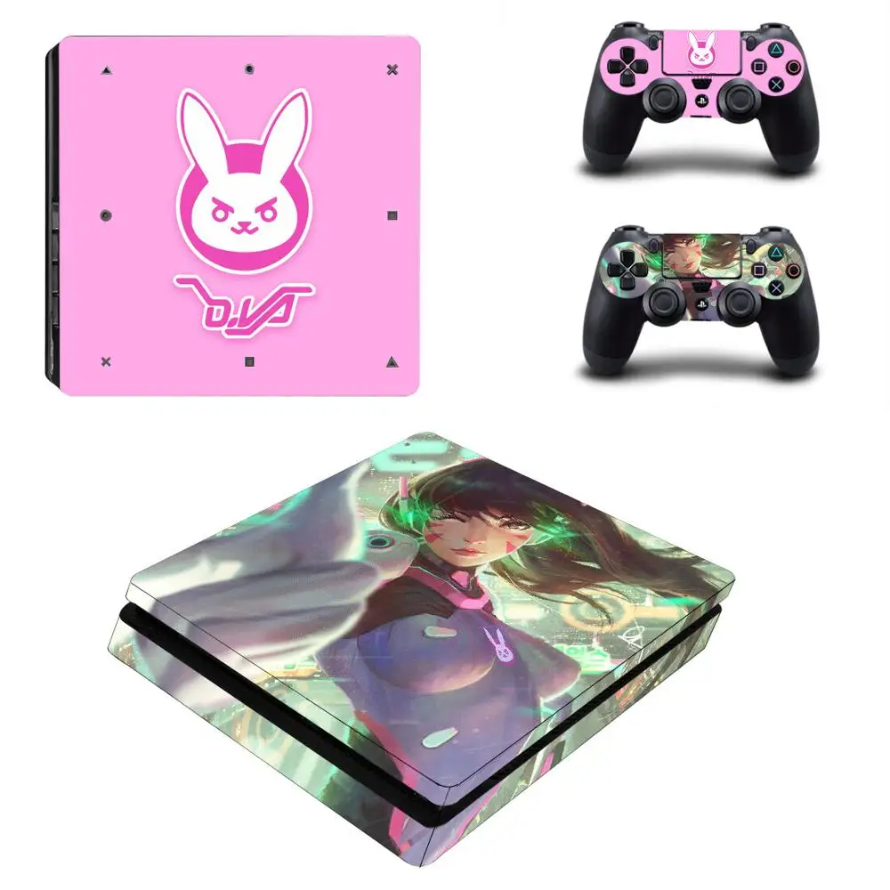 DVA PS4 тонкий Стикеры Play station 4 кожи наклейка для Игровые приставки Slim консоли и