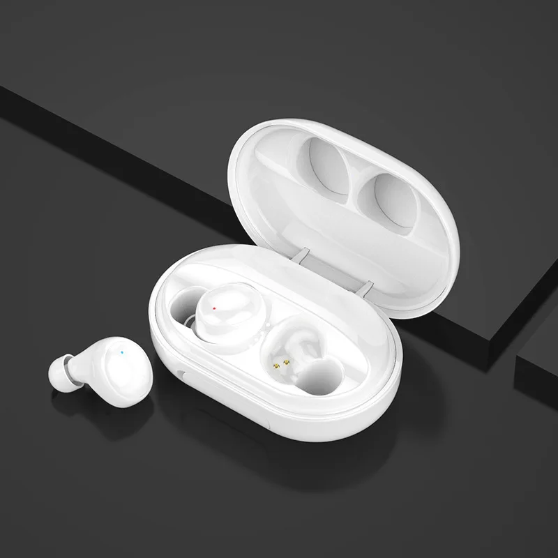 Оригинальные наушники C5 TWS IPX8 Bluetooth V5.0, спортивный сабвуфер, стерео звук, сенсорное управление, шумоподавление, без задержки, игровая гарнитура - Цвет: C5-White