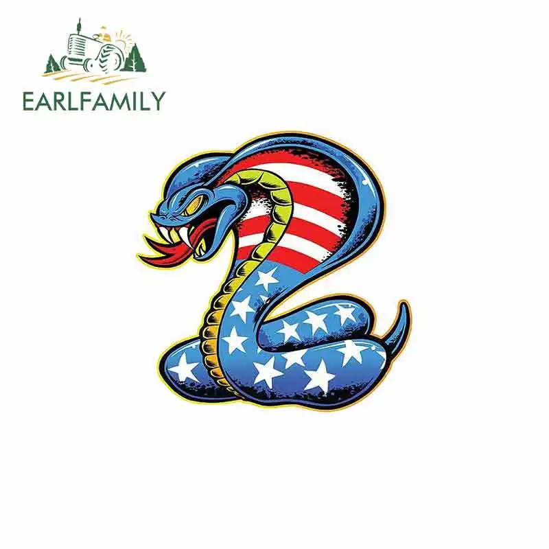EARLFAMILY 13 см x для Merican Cobra забавные наклейки на автомобиль ремонта бампер и окно
