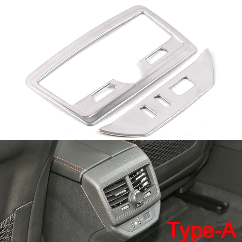 Подлокотник задний кондиционер Вентиляционная решетка хромированная крышка для