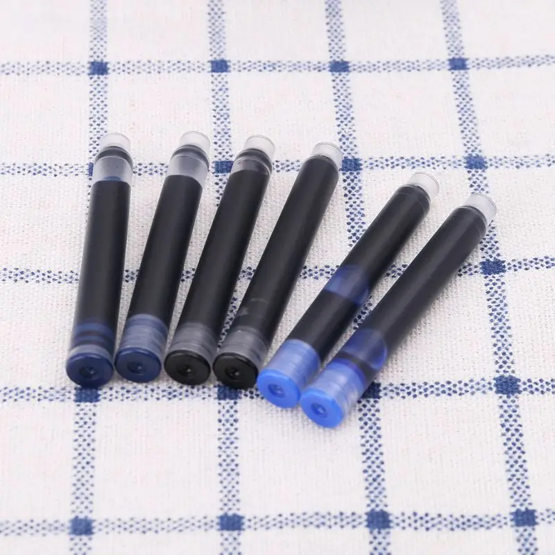 

30pcs Jinhao Universal Black Blue Fountain Pen Ink Sac Cartridges 2.6mm Refills School Office Stationery